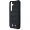 Etui BMW Leather Carbon MagSafe do       Samsung Galaxy S25 czarny